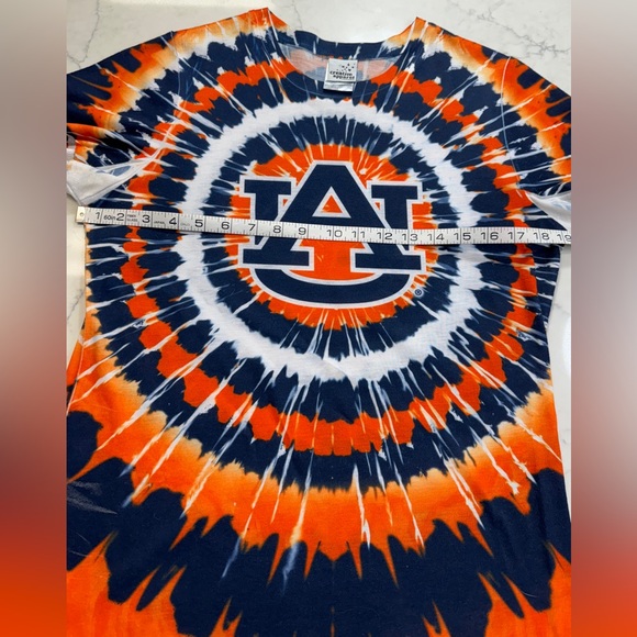 Auburn Tie Dye One of a Kind Women’s T-shirt Size Large - Picture 4 of 9